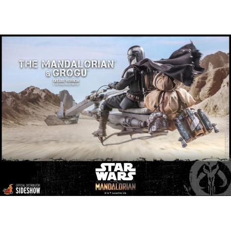 Hot Toys Star Wars - Il Mandaloriano e il bambino Deluxe