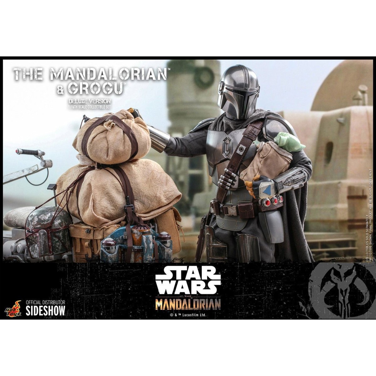 Hot Toys Star Wars - Il Mandaloriano e il bambino Deluxe