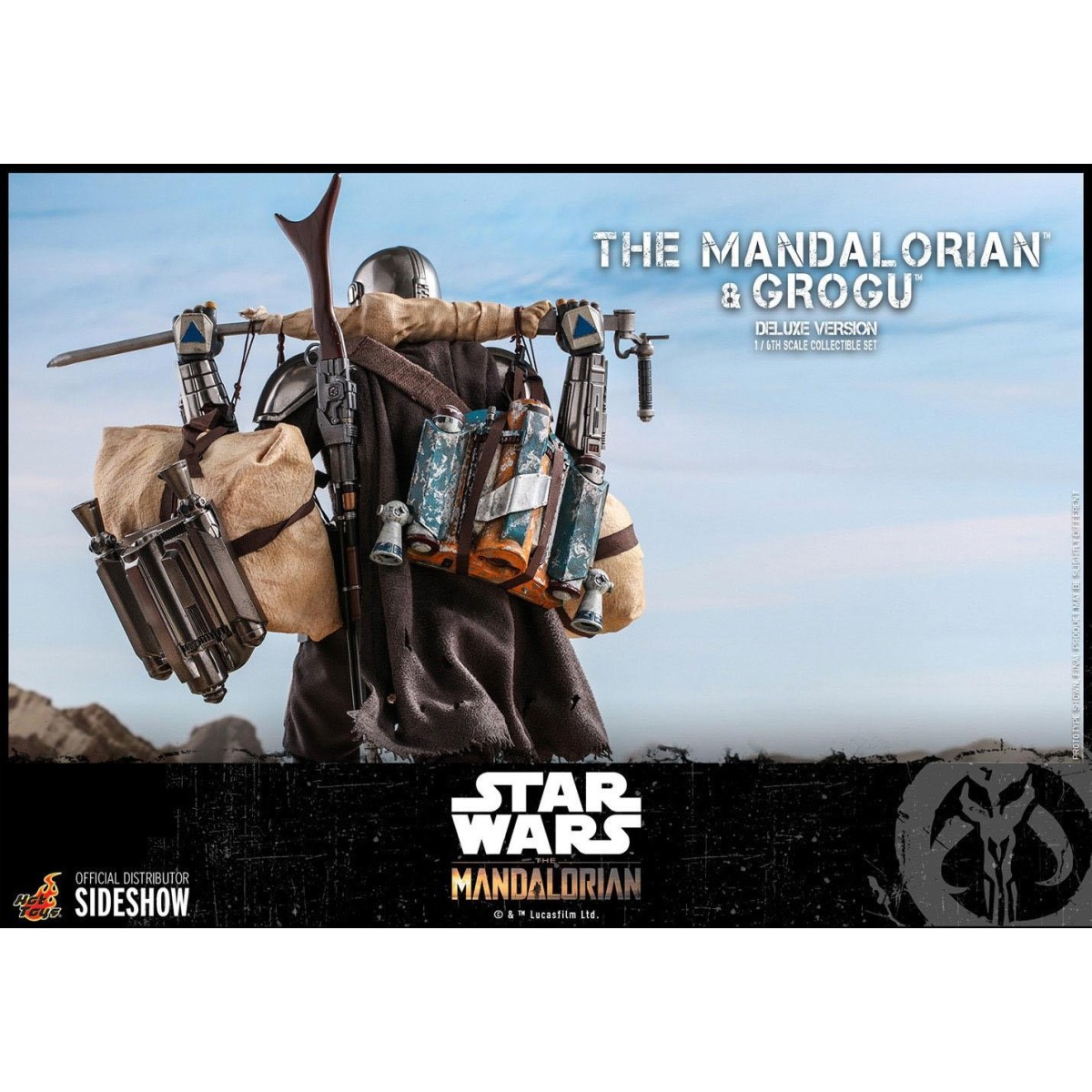 Hot Toys Star Wars - Il Mandaloriano e il bambino Deluxe
