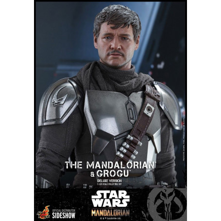 Hot Toys Star Wars - Il Mandaloriano e il bambino Deluxe