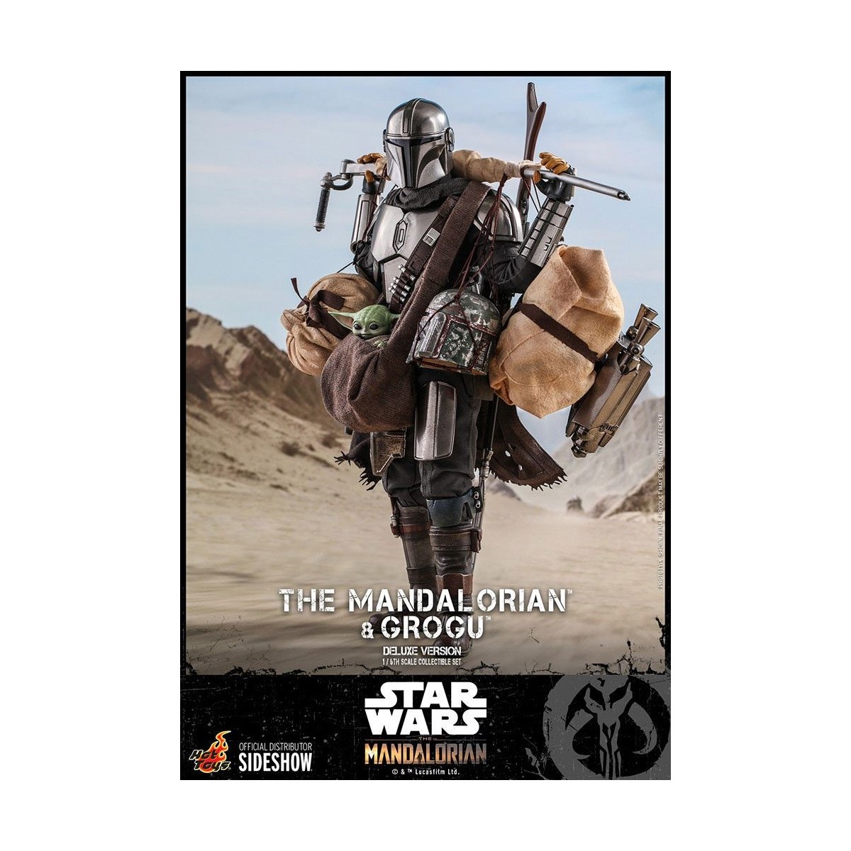 Hot Toys Star Wars - Il Mandaloriano e il bambino Deluxe