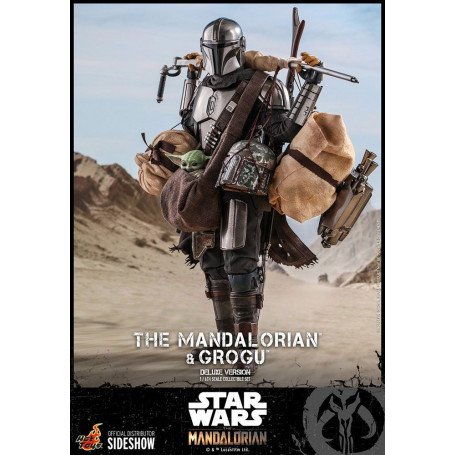Hot Toys Star Wars - Il Mandaloriano e il bambino Deluxe
