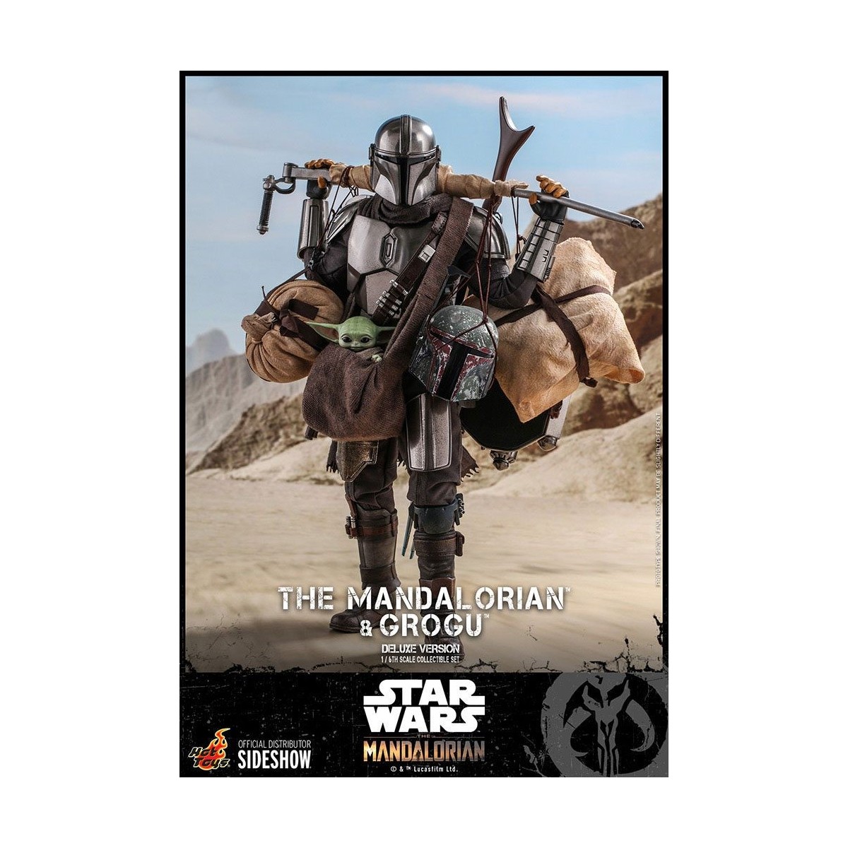 Hot Toys Star Wars - Il Mandaloriano e il bambino Deluxe