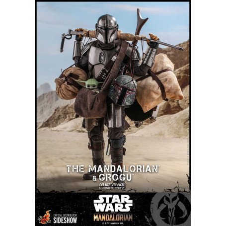 Hot Toys Star Wars - Il Mandaloriano e il bambino Deluxe