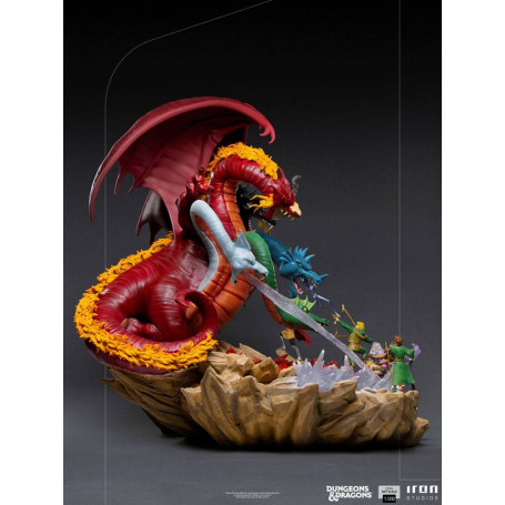 Iron Studios Dungeons & Dragons - Statuetta da battaglia di Tiamat in scala 1/20 Half Art