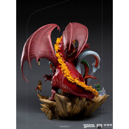 Iron Studios Dungeons & Dragons - Statuetta da battaglia di Tiamat in scala 1/20 Half Art