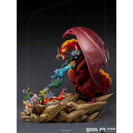 Iron Studios Dungeons & Dragons - Statuetta da battaglia di Tiamat in scala 1/20 Half Art