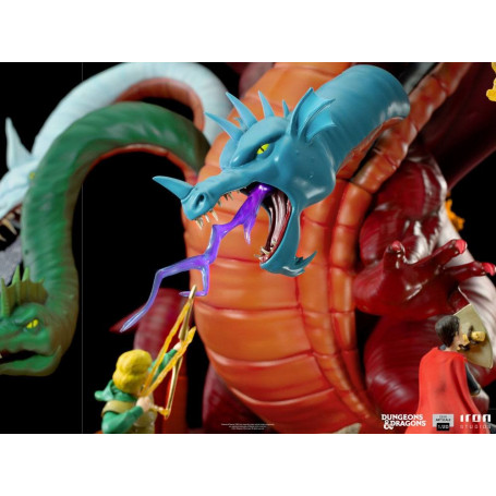 Iron Studios Dungeons & Dragons - Statuetta da battaglia di Tiamat in scala 1/20 Half Art