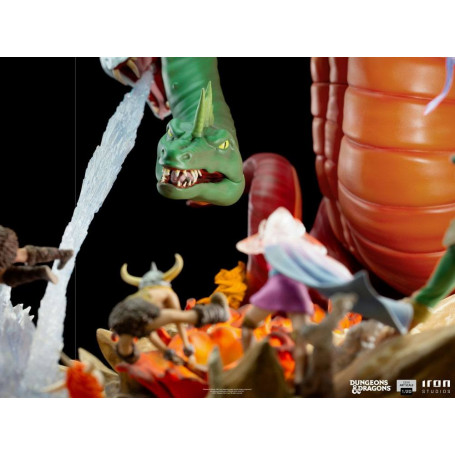 Iron Studios Dungeons & Dragons - Statuetta da battaglia di Tiamat in scala 1/20 Half Art