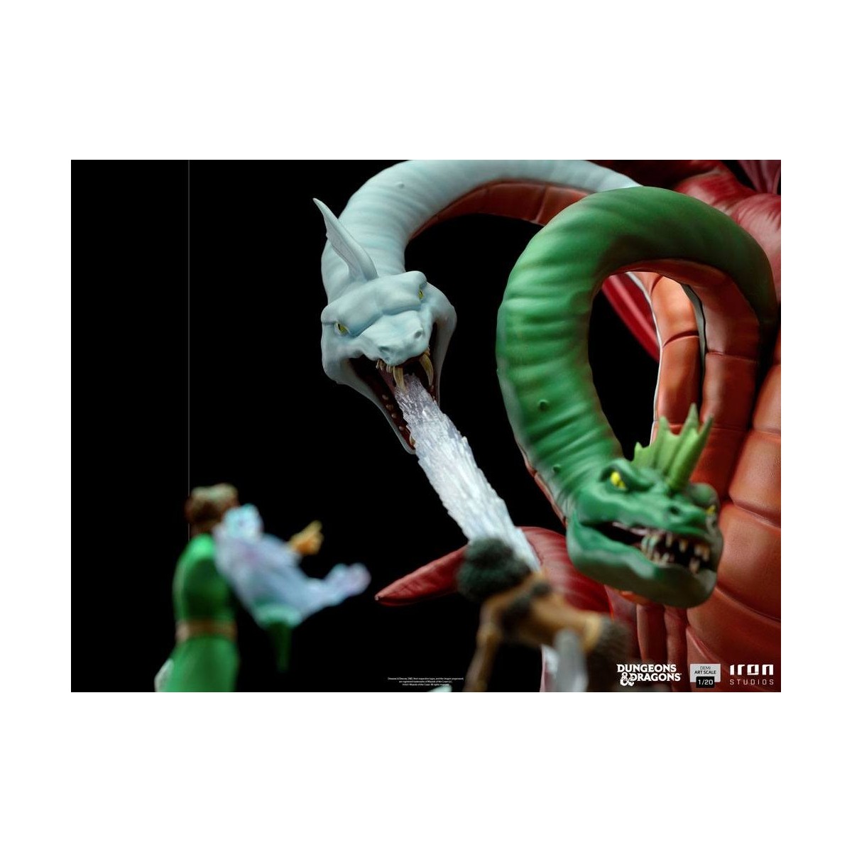 Iron Studios Dungeons & Dragons - Statuetta da battaglia di Tiamat in scala 1/20 Half Art