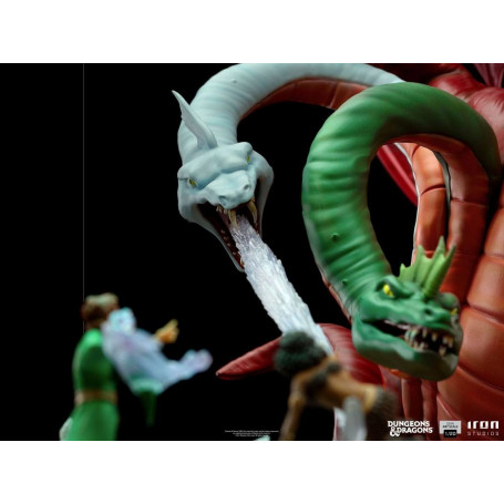 Iron Studios Dungeons & Dragons - Statuetta da battaglia di Tiamat in scala 1/20 Half Art