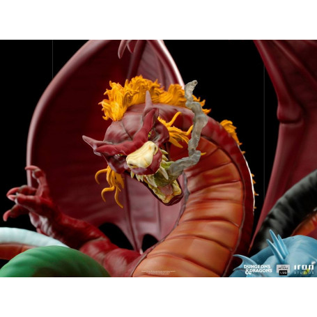 Iron Studios Dungeons & Dragons - Statuetta da battaglia di Tiamat in scala 1/20 Half Art