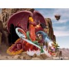 Iron Studios Dungeons & Dragons - Statuetta da battaglia di Tiamat in scala 1/20 Half Art