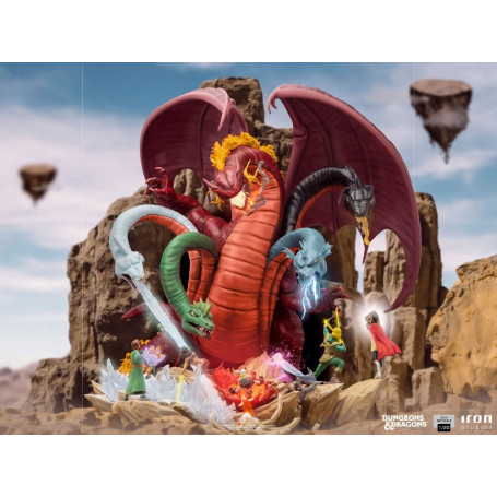Iron Studios Dungeons & Dragons - Statuetta da battaglia di Tiamat in scala 1/20 Half Art
