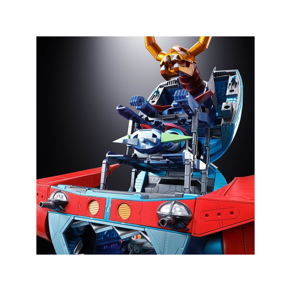 Bandai Soul of Chogokin - GX-100 Divine Demon-Dragon Gaiking - Gaiking & Daiku Maryu
