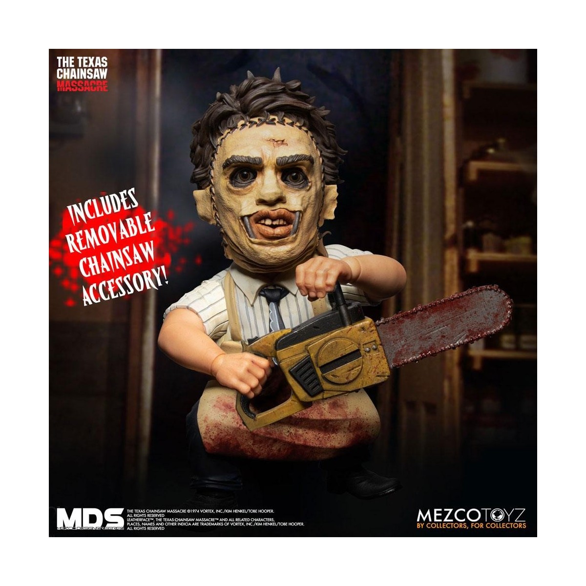 Mezco Designer Series - MDS- Leatherface - The Texas Chainsaw Massacre