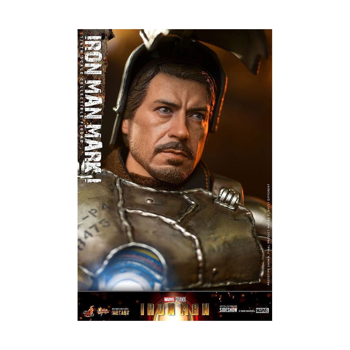 Hot Toys Iron Man Mark I Die Cast Version - Movie Masterpiece 1/6