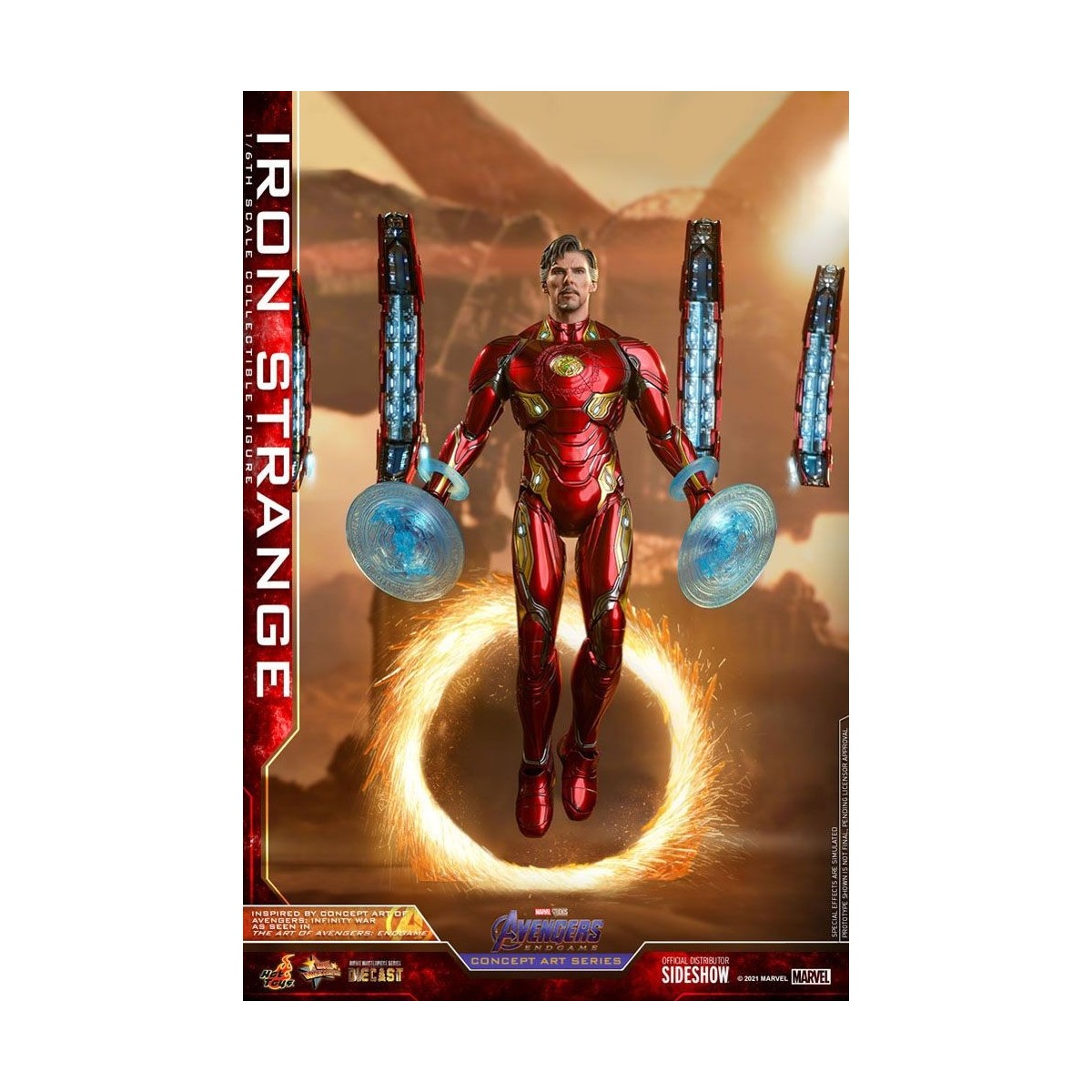 Hot toys 1/6 Avengers: Endgame Iron Strange Concept Art Series PVC 1/6