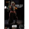 Hot Toys Star Wars The Mandalorian - Boba Fett (ridipingere l'armatura) e il trono 1/6 Movie Masterpiece
