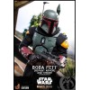 Hot Toys Star Wars The Mandalorian - Boba Fett (ridipingere l'armatura) e il trono 1/6 Movie Masterpiece