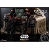 Hot Toys Star Wars The Mandalorian - Boba Fett (ridipingere l'armatura) e il trono 1/6 Movie Masterpiece