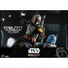 Hot Toys Star Wars The Mandalorian - Boba Fett (ridipingere l'armatura) e il trono 1/6 Movie Masterpiece