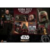 Hot Toys Star Wars The Mandalorian - Boba Fett (ridipingere l'armatura) e il trono 1/6 Movie Masterpiece