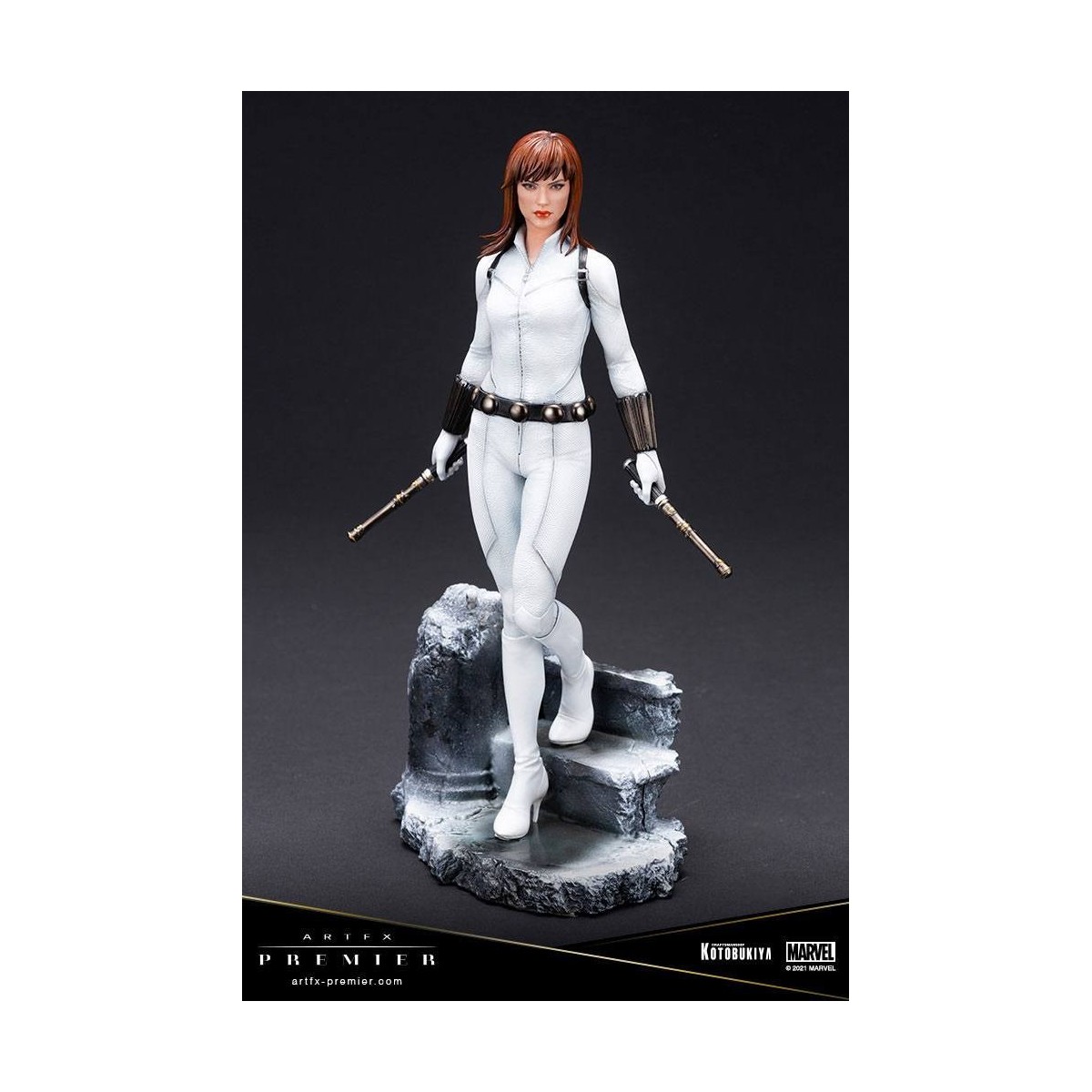 Kotobukiya Marvel Universe - Vedova Nera Costume Bianco Edizione Limitata - ARTFX Premier 1/10