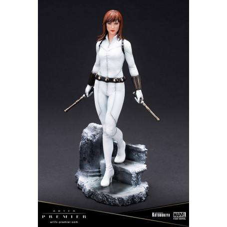 Kotobukiya Marvel Universe - Vedova Nera Costume Bianco Edizione Limitata - ARTFX Premier 1/10