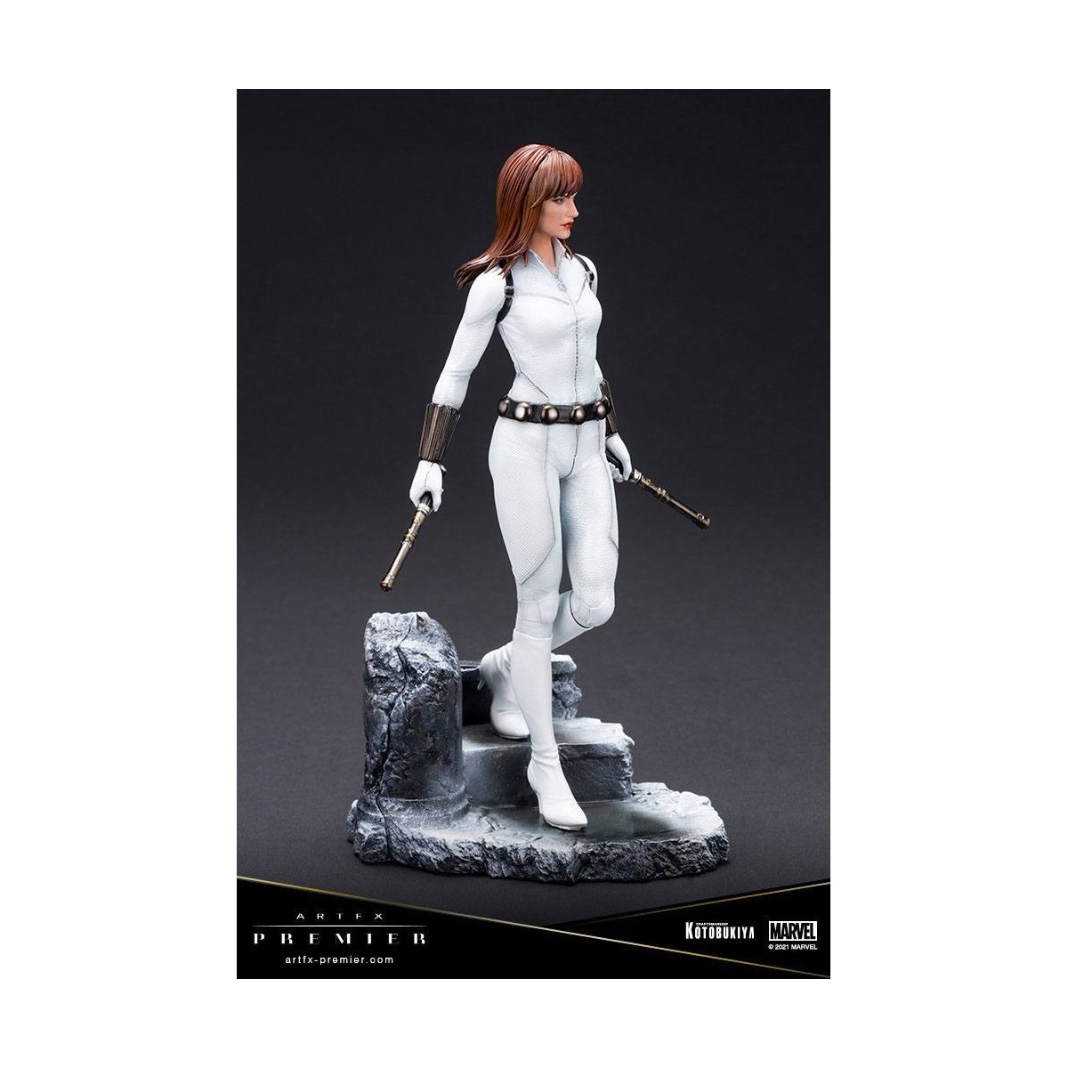 Kotobukiya Marvel Universe - Vedova Nera Costume Bianco Edizione Limitata - ARTFX Premier 1/10