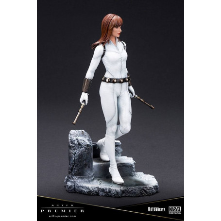 Kotobukiya Marvel Universe - Vedova Nera Costume Bianco Edizione Limitata - ARTFX Premier 1/10