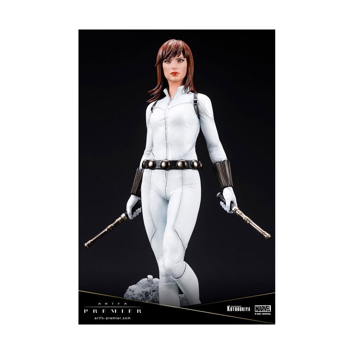 Kotobukiya Marvel Universe - Vedova Nera Costume Bianco Edizione Limitata - ARTFX Premier 1/10