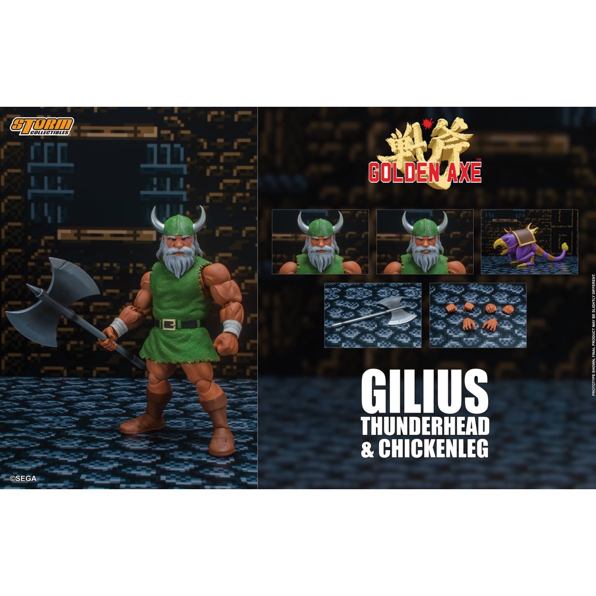 Storm Collectibles - Golden Axe - Gilius Thunderhead & Chickenleg