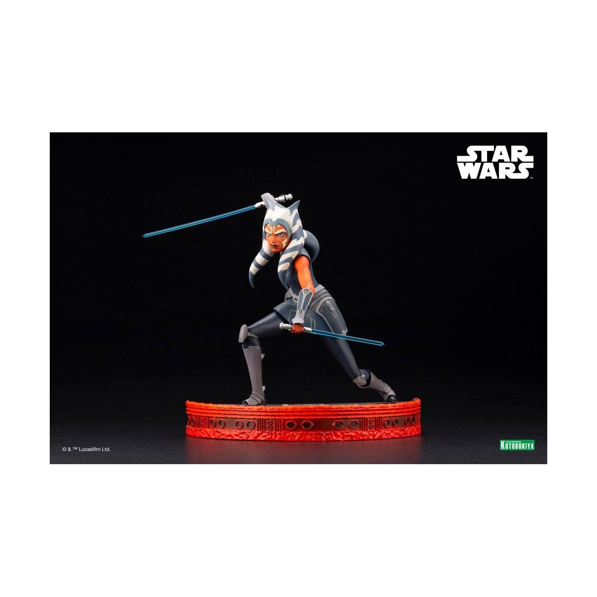 Star Wars - ARTFX kotobukiya - Ahsoka Tano - The Clone Wars PVC statua ARTFX 1/7