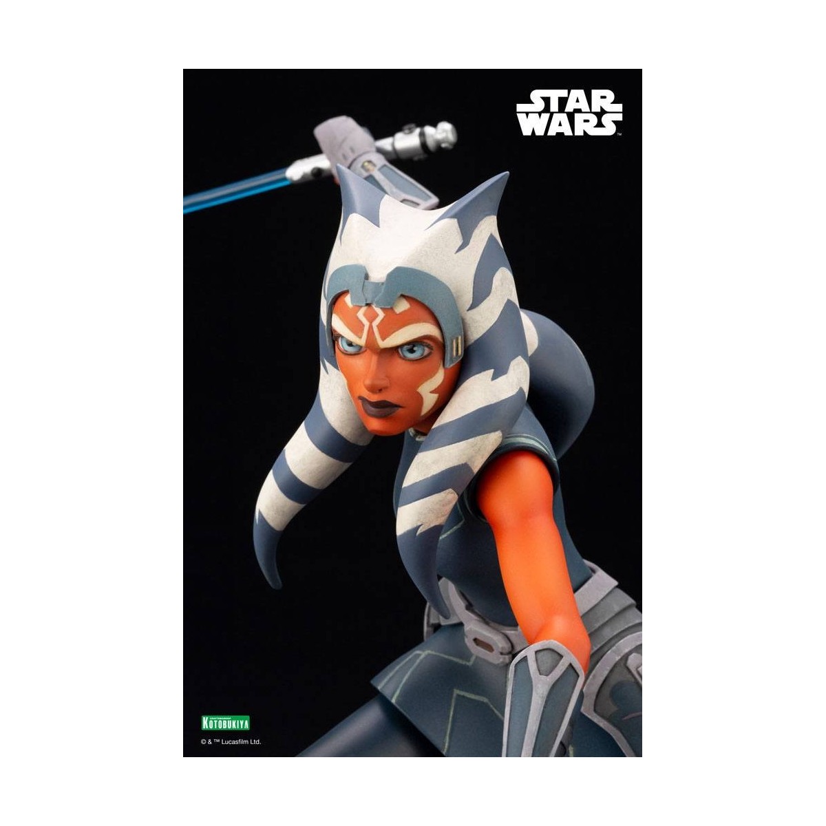 Star Wars - ARTFX kotobukiya - Ahsoka Tano - The Clone Wars PVC statua ARTFX 1/7