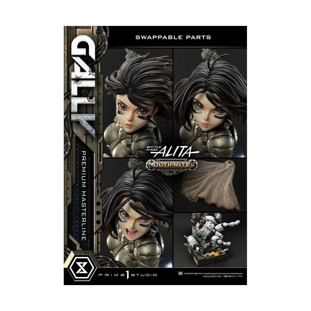 Prime 1 Studio - Gally Ultimate Version - Alita: Battle Angel statuetta 1/4