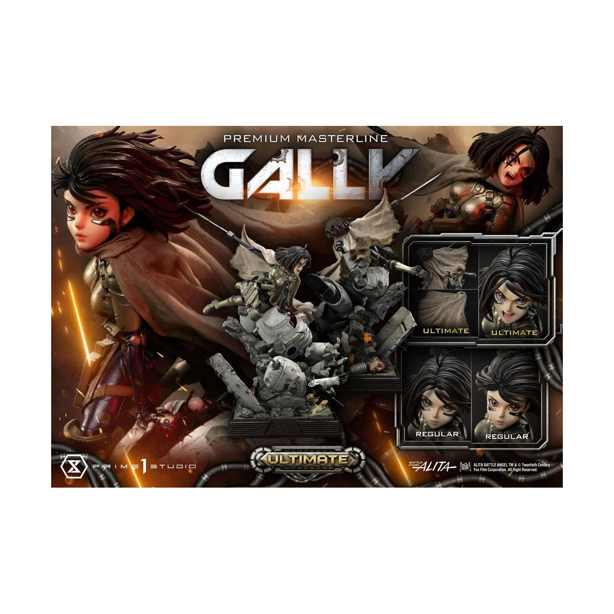 Prime 1 Studio - Gally Ultimate Version - Alita: Battle Angel statuetta 1/4