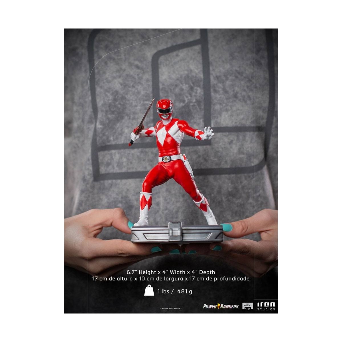 Iron Studios - Red Ranger - Power Rangers BDSArt Scala 1/10