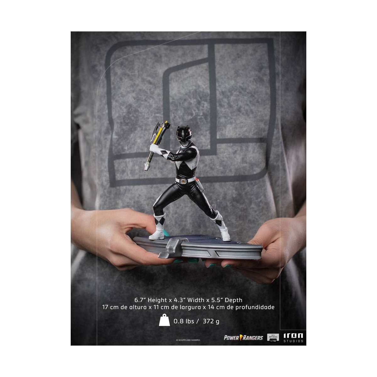 Iron Studios - Black Ranger - Power Rangers BDSArt Scala 1/10