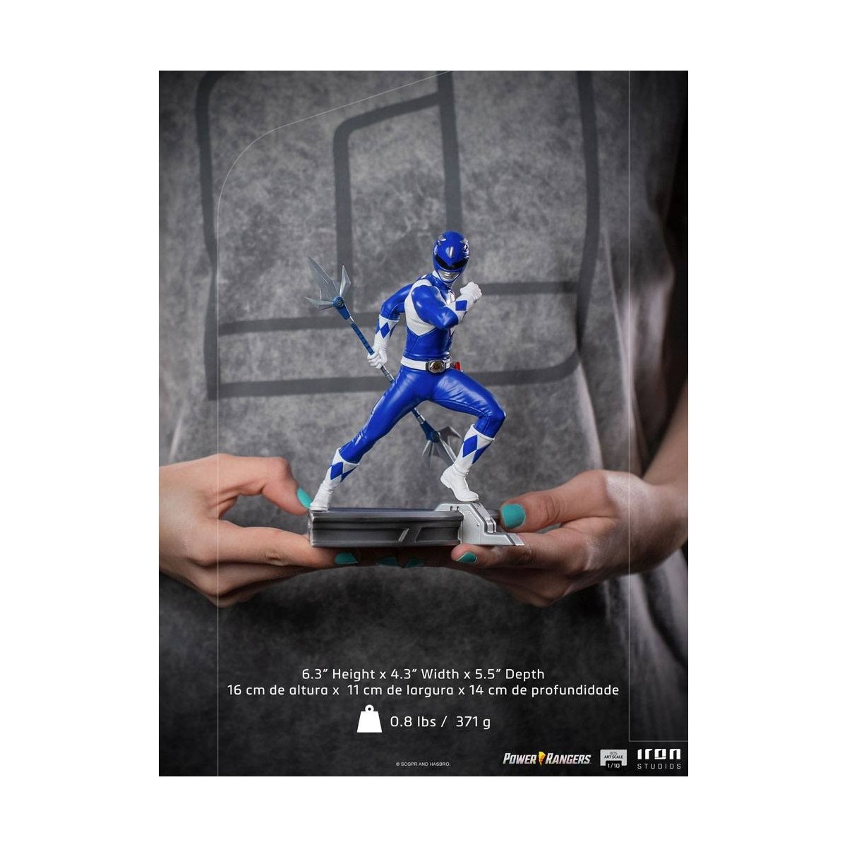 Iron Studios - Ranger blu - Power Rangers BDSArt Scala 1/10