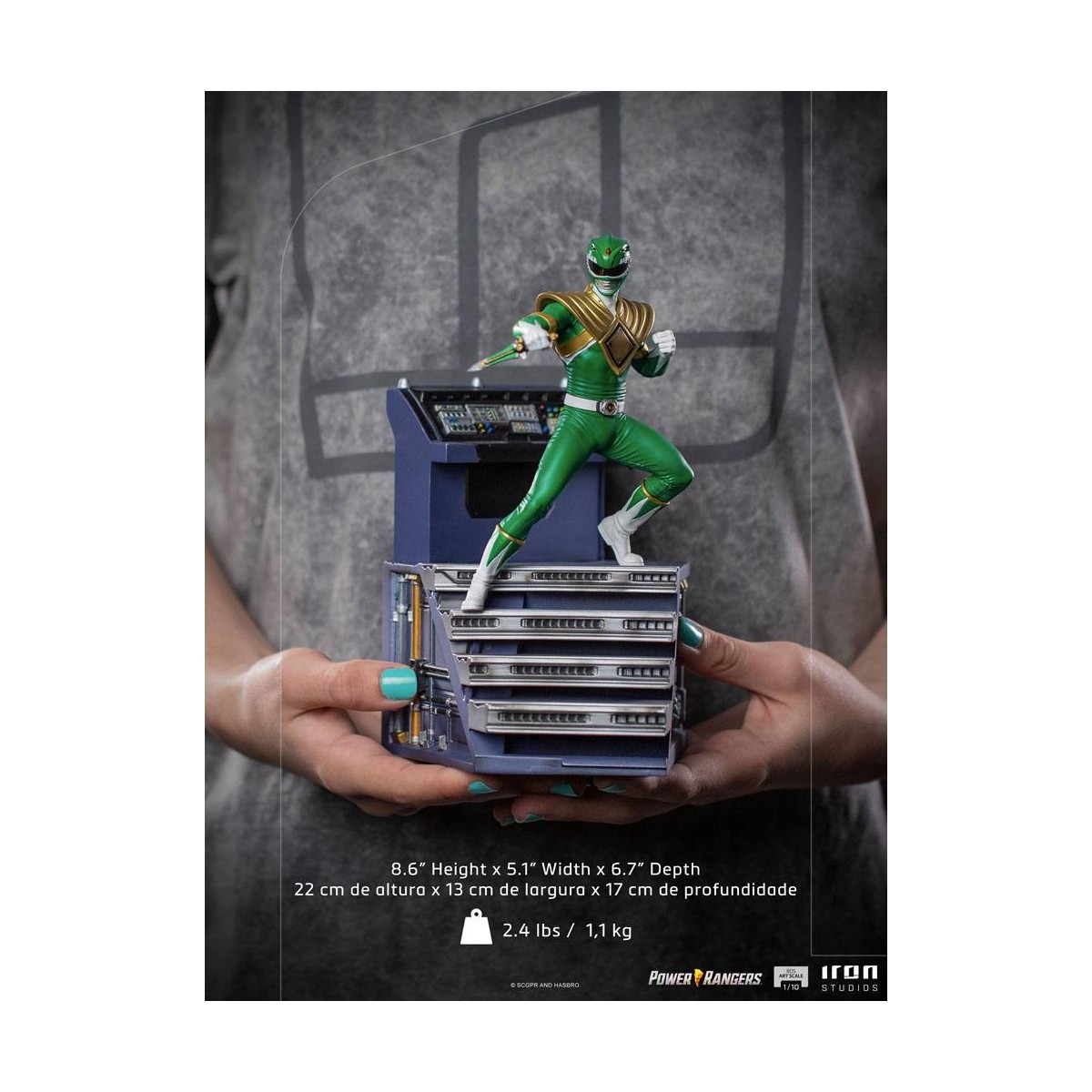 Iron Studios - Green Ranger - Power Rangers BDSArt Scala 1/10