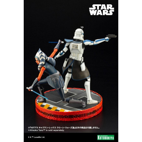 Star Wars - ARTFX kotobukiya - Capitano Rex - The Clone Wars PVC statua ARTFX 1/7