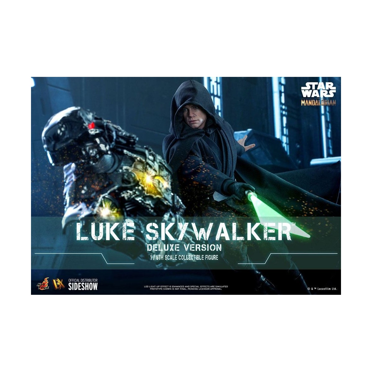 Hot Toys Star Wars The Mandalorian - Luke Skywalker Deluxe Version 1/6 Movie Masterpiece