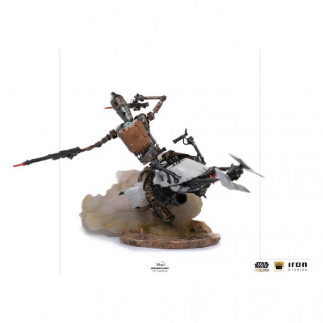 IRON STUDIOS - Il Mandaloriano - IG-11 e Grogu BDS Art Scale 1/10 - Star Wars