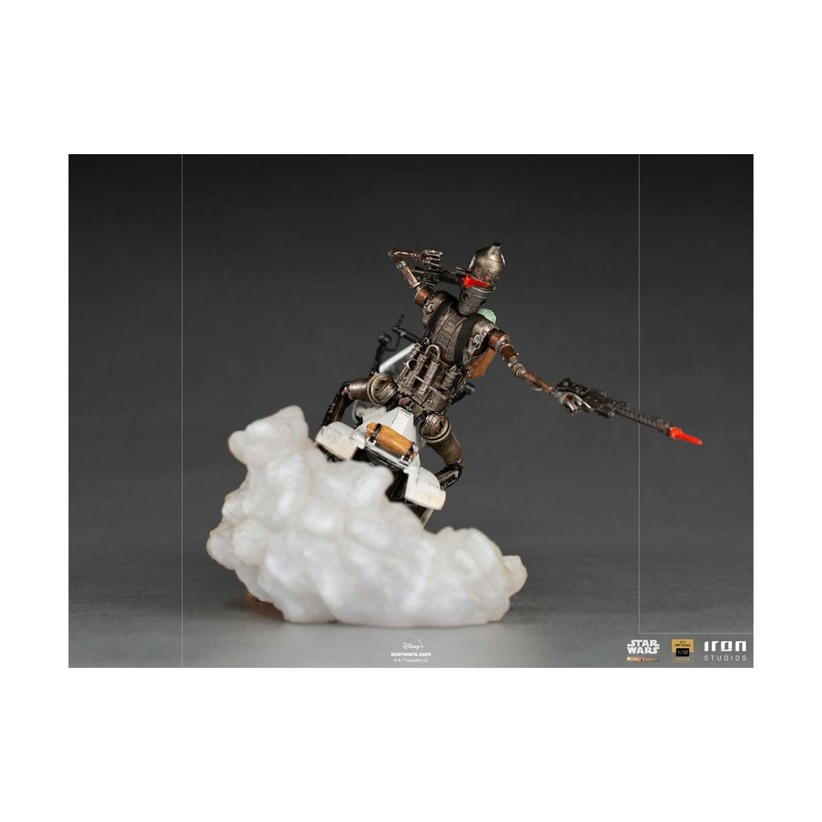 IRON STUDIOS - Il Mandaloriano - IG-11 e Grogu BDS Art Scale 1/10 - Star Wars