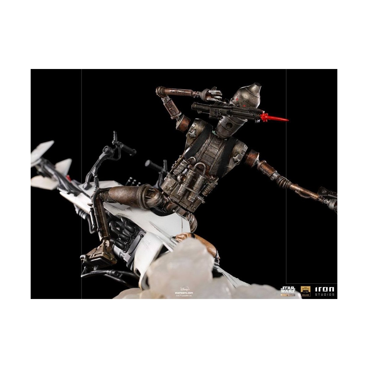 IRON STUDIOS - Il Mandaloriano - IG-11 e Grogu BDS Art Scale 1/10 - Star Wars