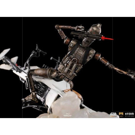 IRON STUDIOS - Il Mandaloriano - IG-11 e Grogu BDS Art Scale 1/10 - Star Wars