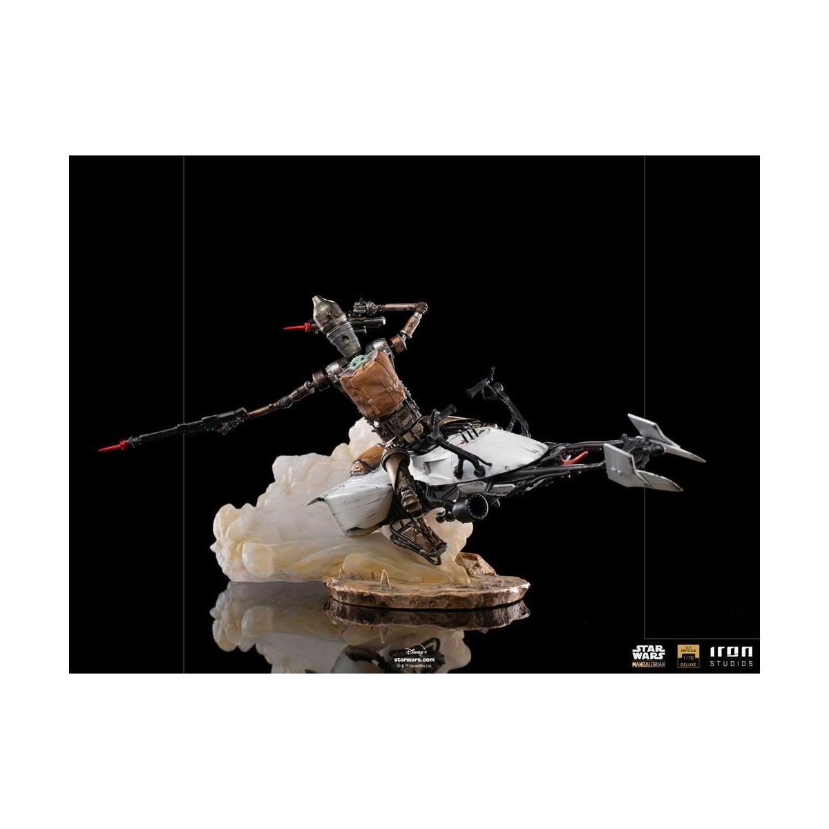 IRON STUDIOS - Il Mandaloriano - IG-11 e Grogu BDS Art Scale 1/10 - Star Wars