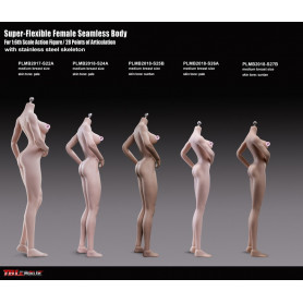 Phicen - TBLeague 1/6 Scale Female Super-Flexible Seamless Body - Piccolo corpo abbronzato con coppe medie