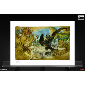 Come addestrare il tuo drago: Come disegnare il tuo drago - Stampa d'arte di Heather Edwards - 46 x 61 cm - senza cornice